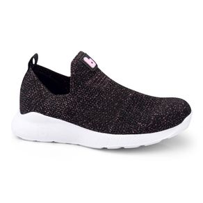 tenis preto com brilho feminino
