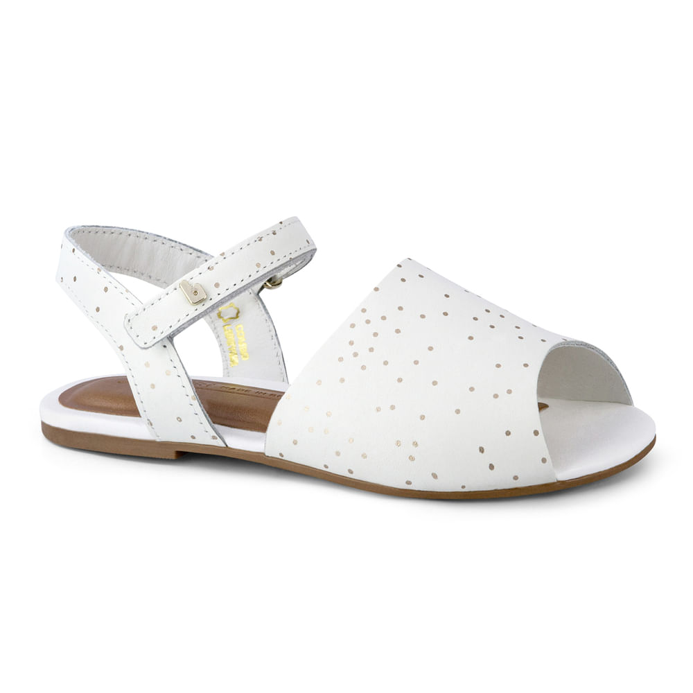 Sandália Infantil Bibi Mini Me Feminina Branca - 1102088 - Renner