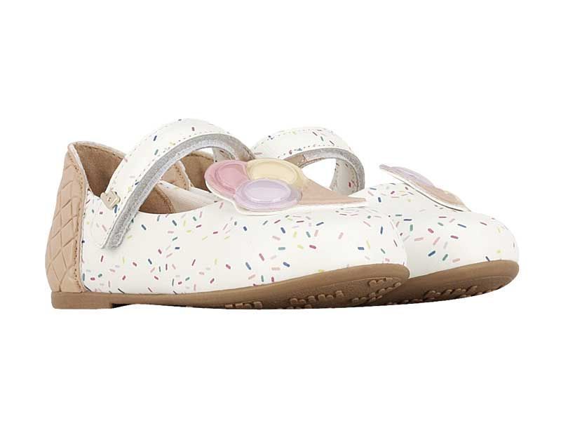 Sapatilha Infantil Bibi Anjos Feminino Branco de Sorvete- 1072230