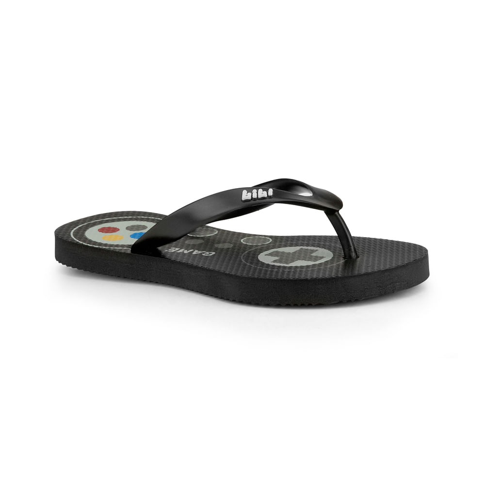 Chinelo Infantil Bibi Masculino Cinza