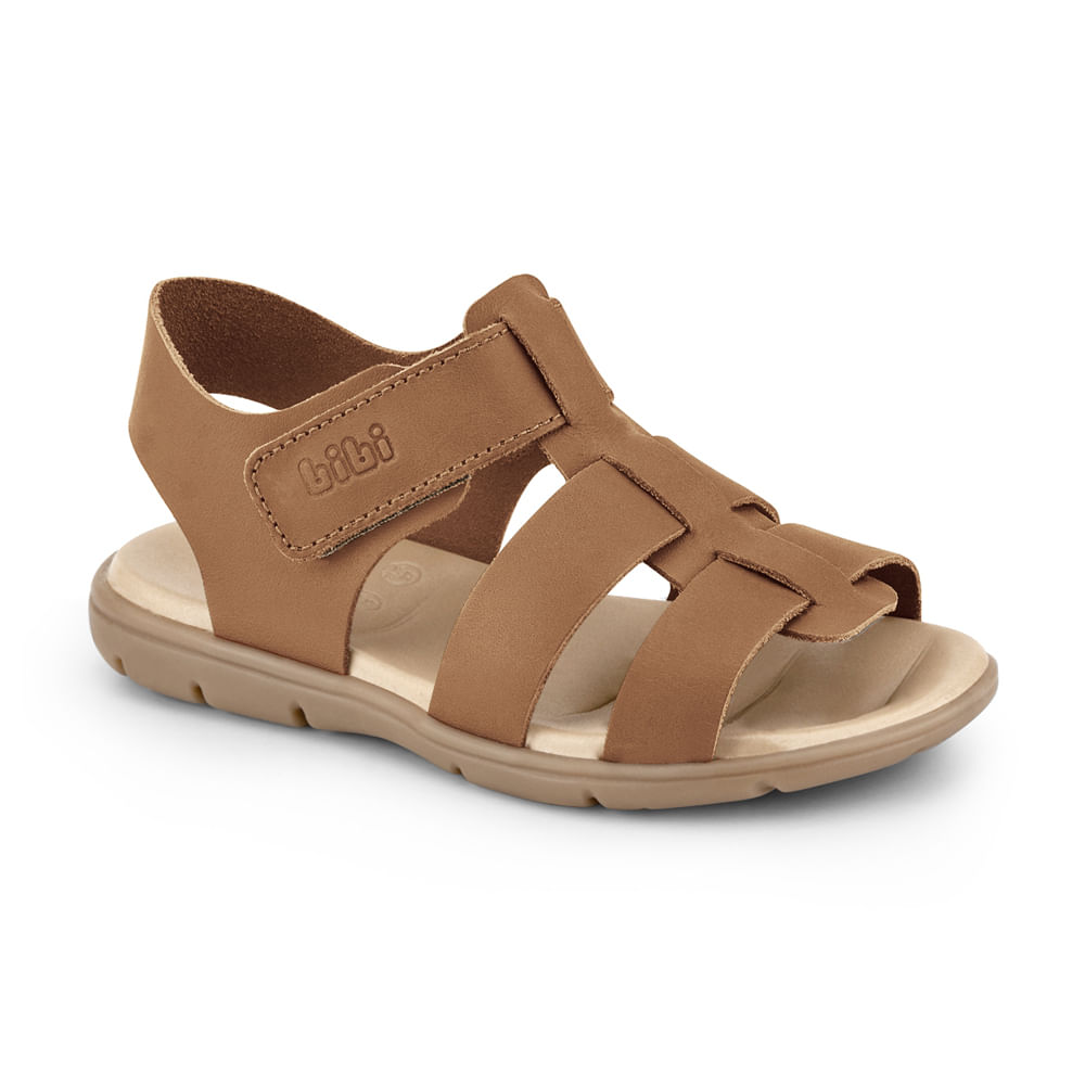 Sandália Infantil Bibi Basic Sandals Mini Masculina Marrom - 1101119 33