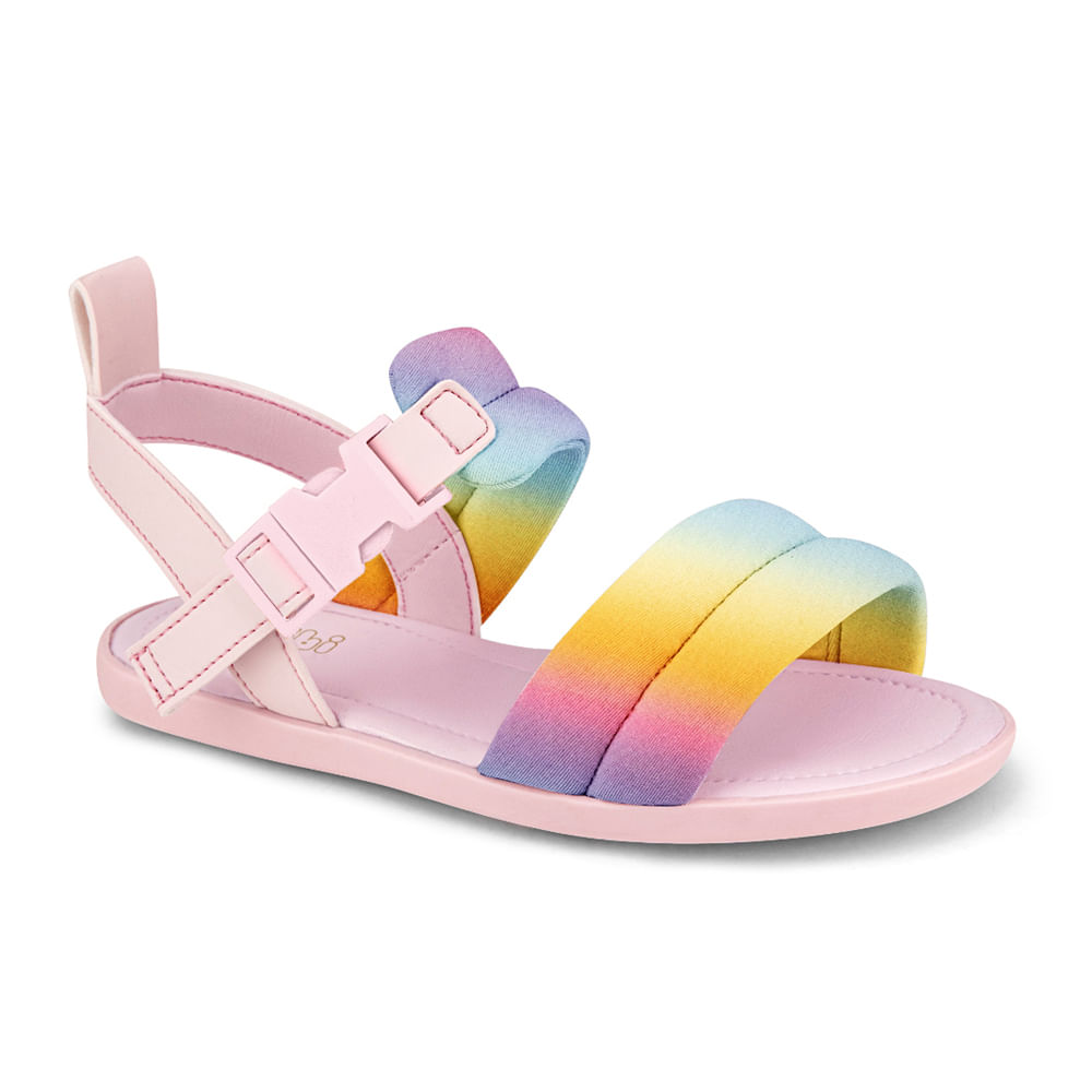 Sandália Infantil Bibi Soft Flat Feminina Rainbow - 1169013 35