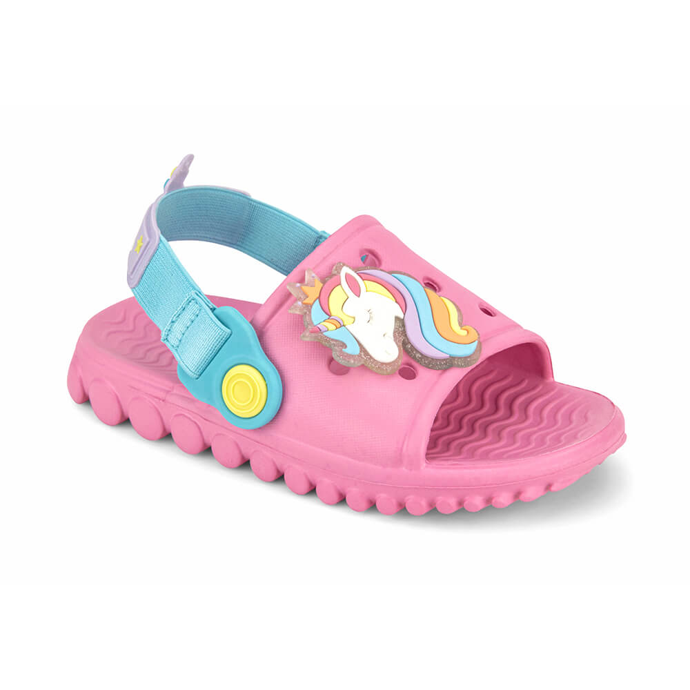 Chinelo Infantil Feminino Bibi Sun Slide Rosa 1189011