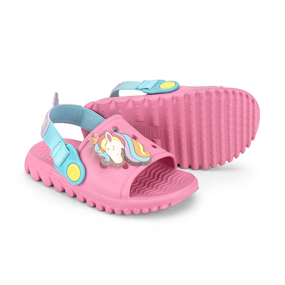 Chinelo Infantil Feminino Bibi Sun Slide Rosa 1189011