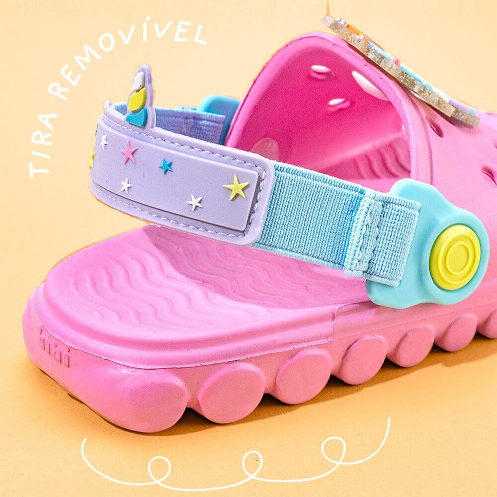 Chinelo Infantil Feminino Bibi Sun Slide Rosa 1189011
