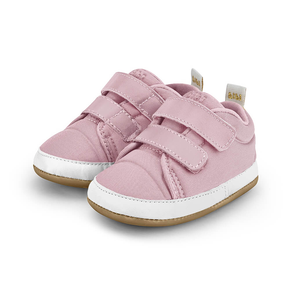 Tênis Infantil Bibi Casual Rosa com Velcro Afeto Joy