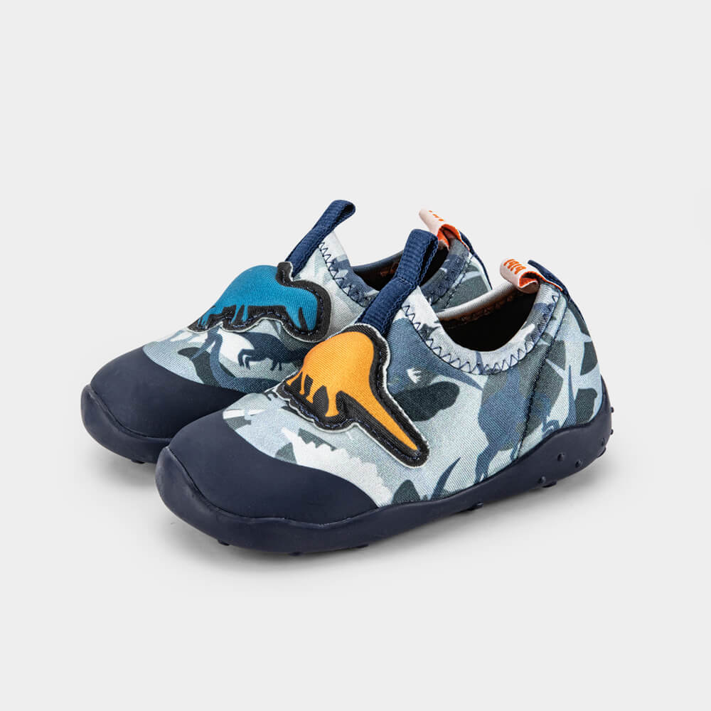 Tênis Infantil Bibi Casual Cinza Estampa Dino Fisioflex 4.0 II