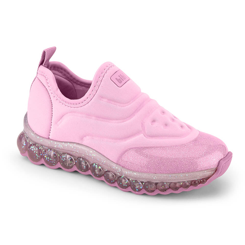 Tênis Infantil de Luz Feminino Bibi Roller Celebration Rosa 1079200