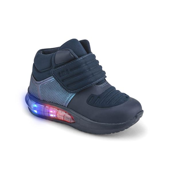 Bota Infantil de Luz Azul com Velcro Bibi Space Wave 3.0 26