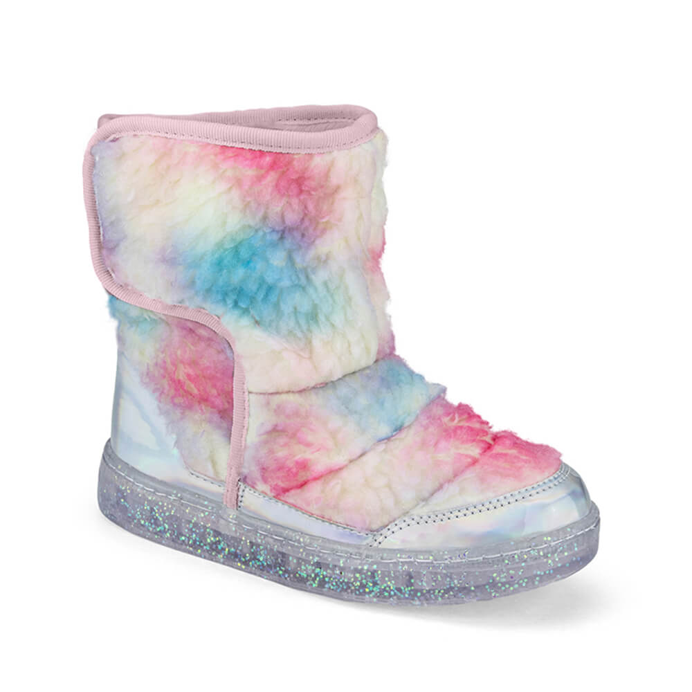 Bota Infantil Feminina Colorida com Pelo Bibi Urban Boots