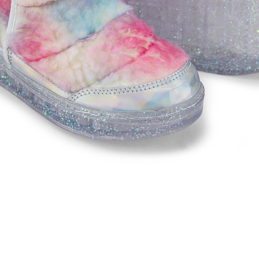 Bota Infantil Feminina Colorida com Pelo Bibi Urban Boots