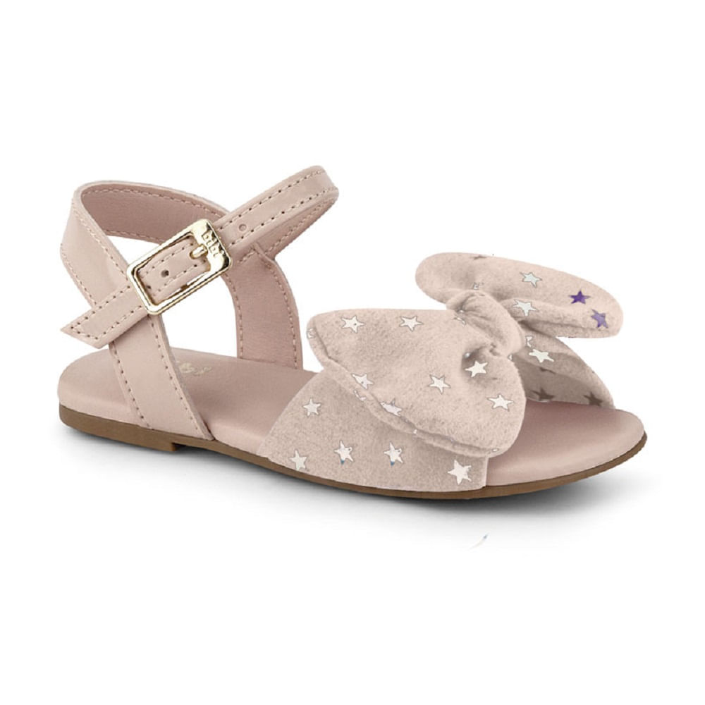 Sandália Infantil Bibi Bege Flat Mini 1150037