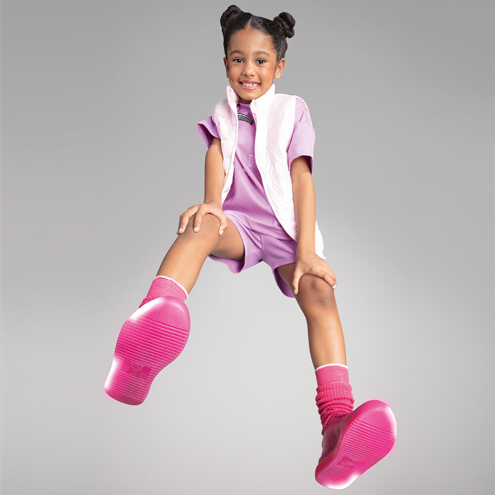 Tênis Infantil de Luz Bibi Boom Rosa
