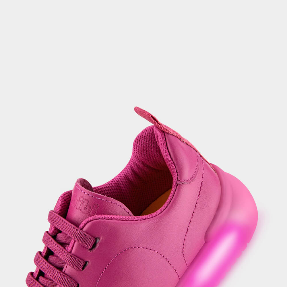 Tênis Infantil de Luz Bibi Boom Rosa