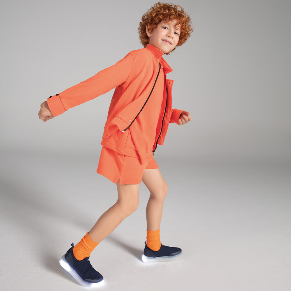 Tênis Infantil de Luz Bibi Boom Azul Marinho