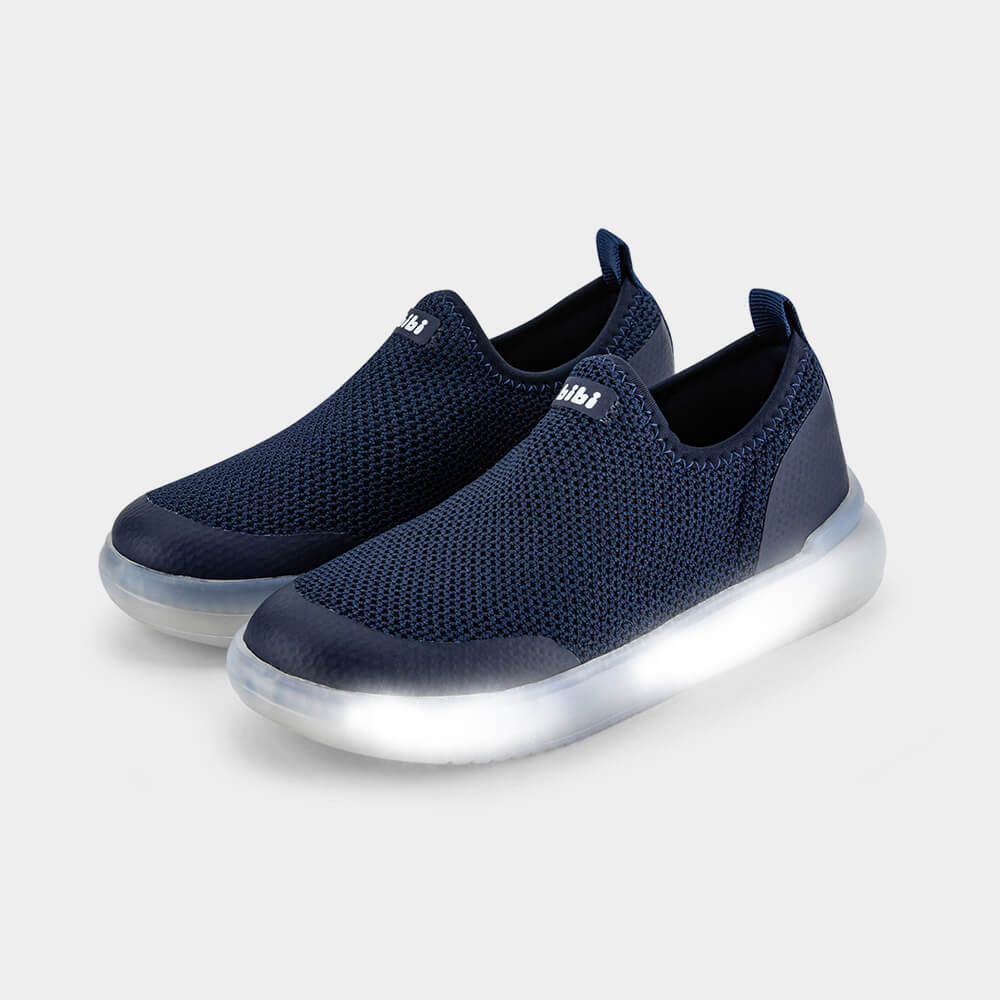 Tênis Infantil de Luz Bibi Boom Azul Marinho