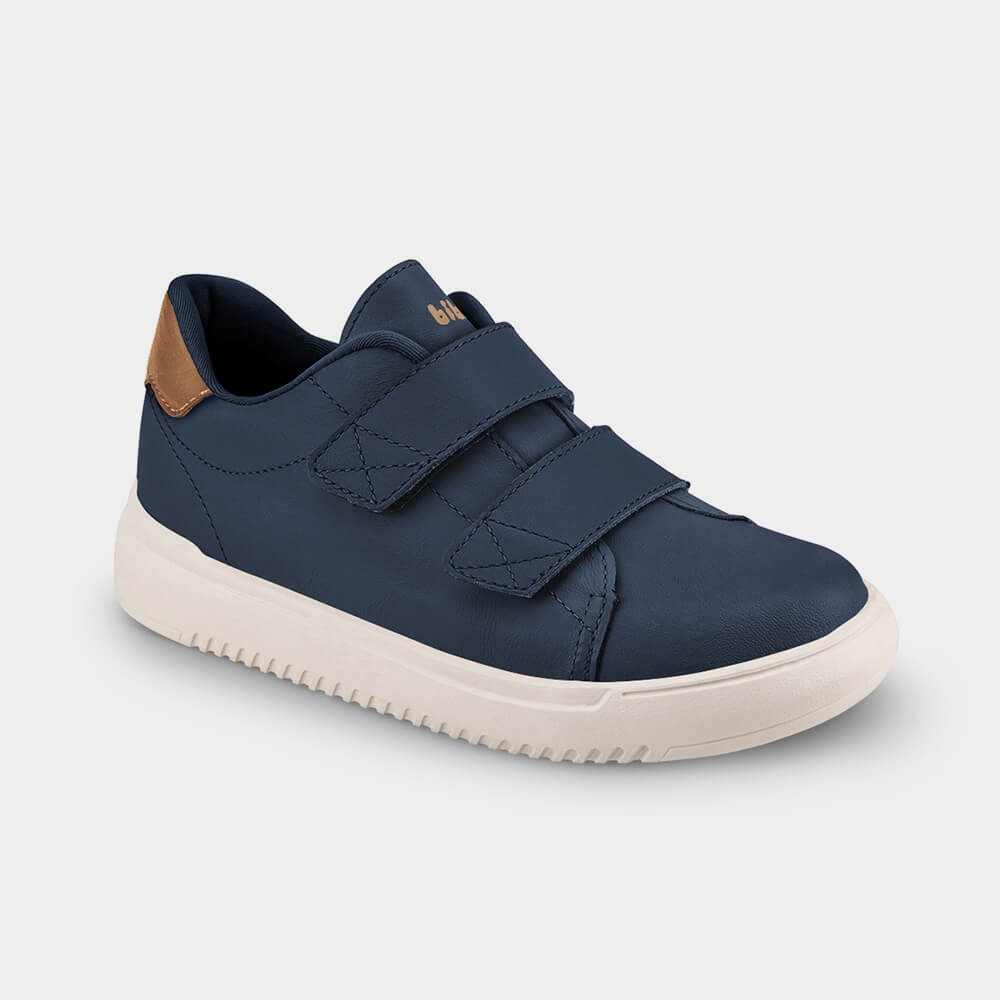 Tênis Infantil Casual Bibi New Way Azul Naval com Tiras