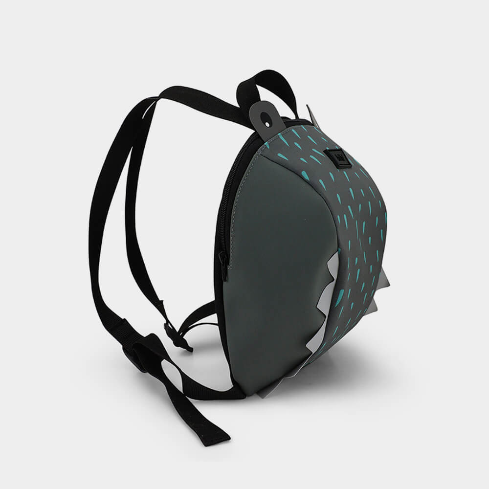 Bolsa Infantil Bibi Cinza de Jacaré 857538