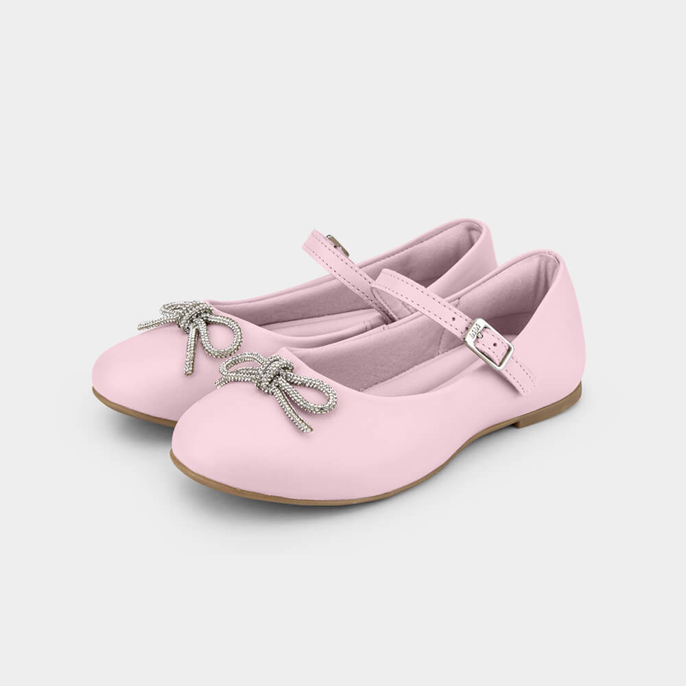 Sapatilha Infantil Bibi Ballerina Mini Sugar com Laço