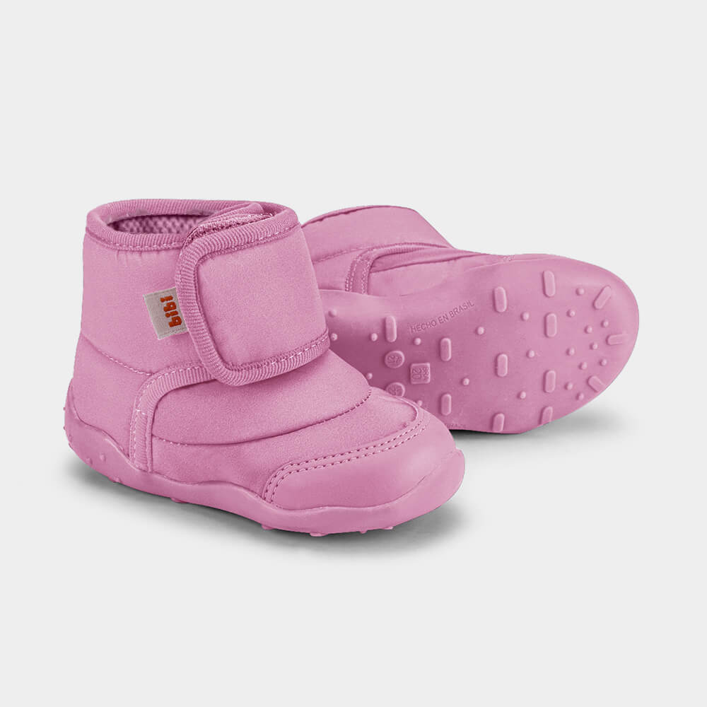 Abotinado Infantil Bibi Fisioflex Originals Drop Rosa