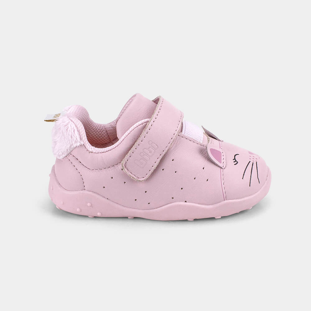 Tênis Infantil Bibi Fisioflex Originals Rosa de Gatinho