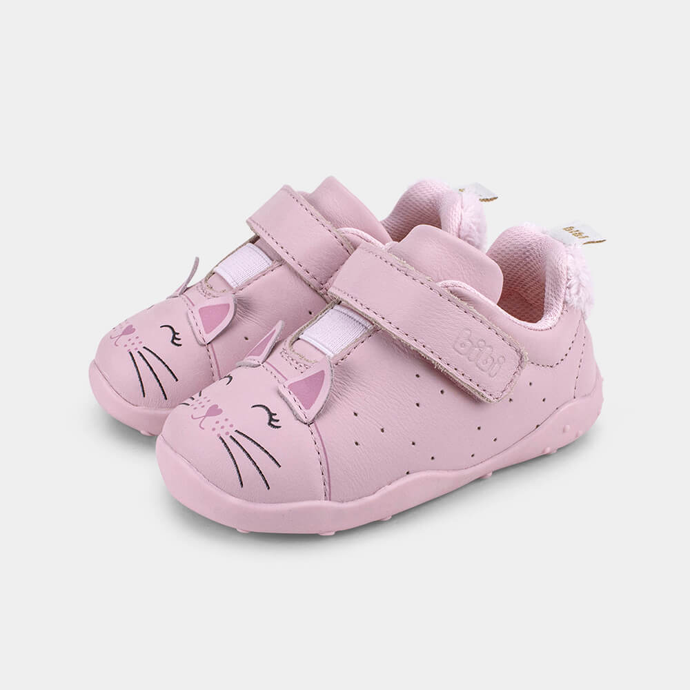 Tênis Infantil Bibi Fisioflex Originals Rosa de Gatinho