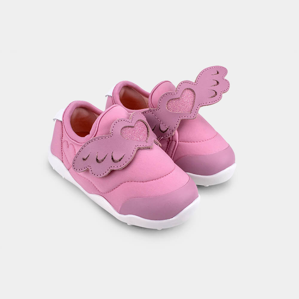 Tênis Infantil Bibi Fisioflex Originals Rosa de Coração