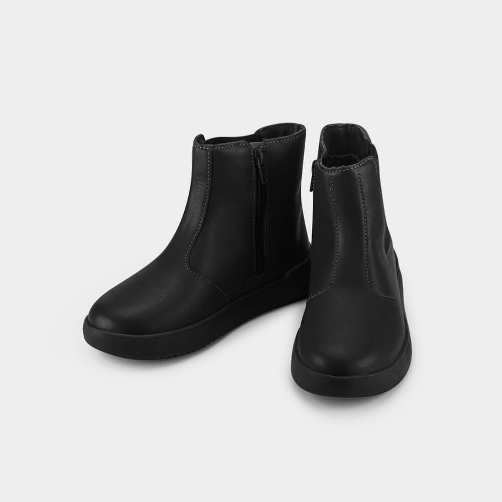 Bota Infantil Cano Curto Bibi Urban Kids Preta