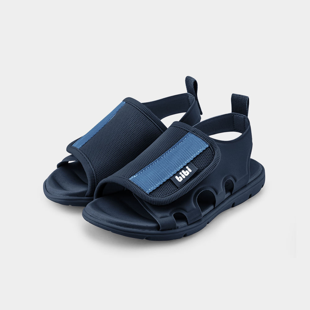 Sandália Infantil Bibi Basic Sandals Mini Azul Marinho