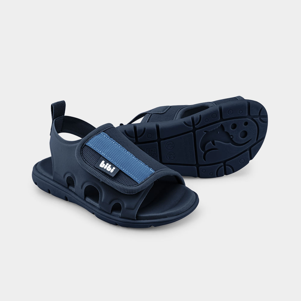 Sandália Infantil Bibi Basic Sandals Mini Azul Marinho