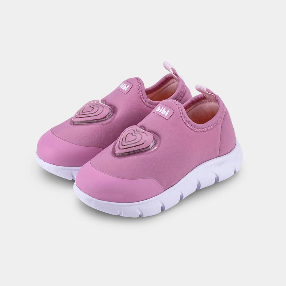 Tênis Infantil Bibi Energy Baby 2.0 Rosa de Coração