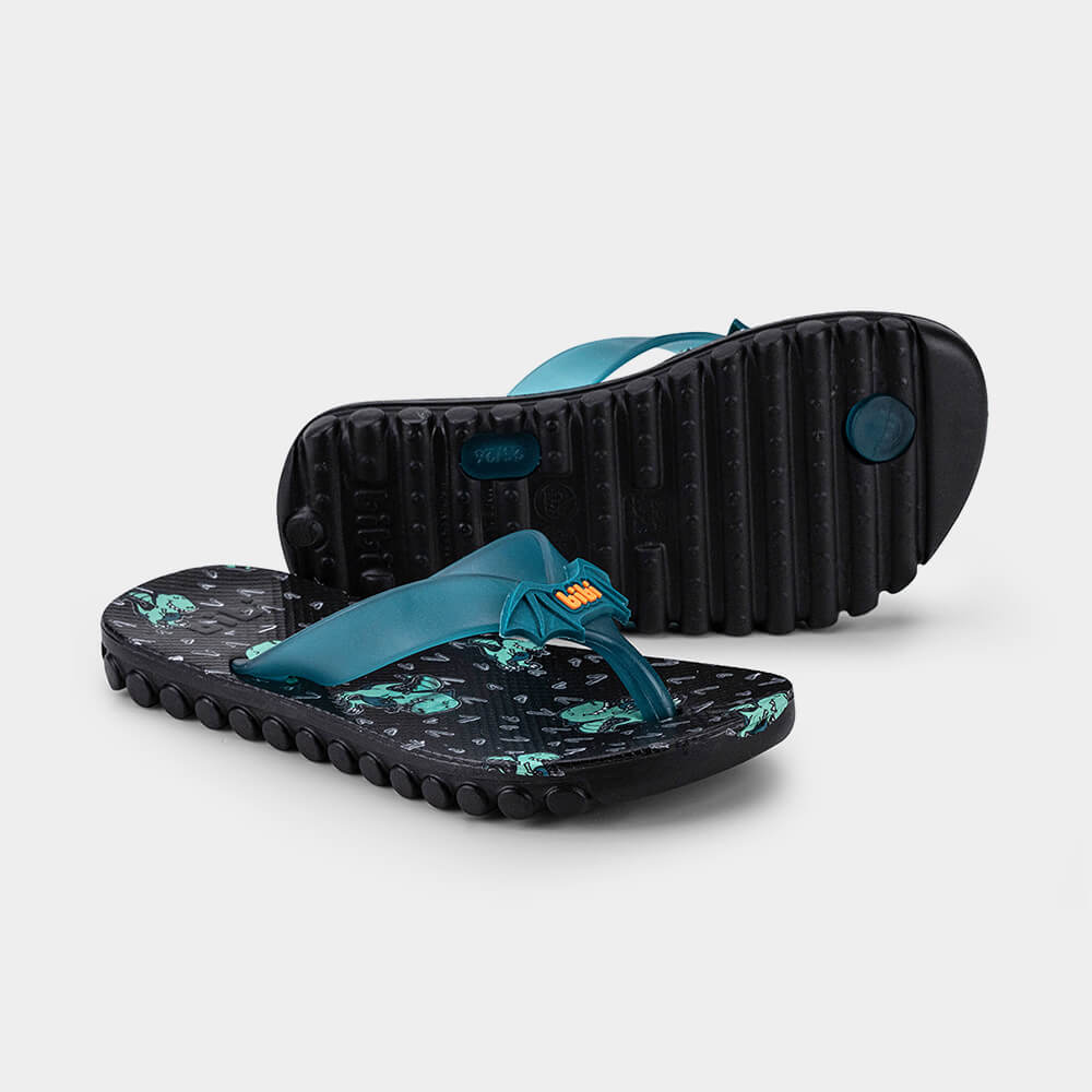 Chinelo Infantil Bibi Sun Preto de Dragossauro