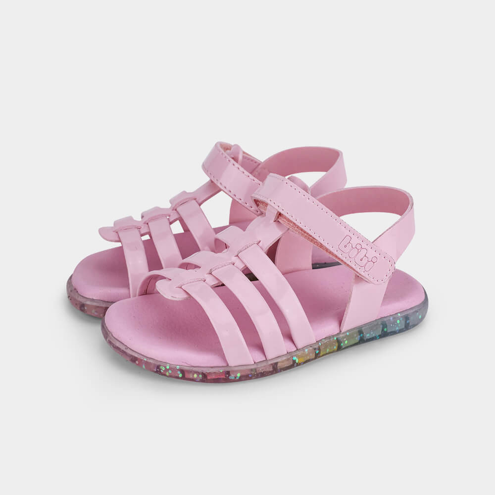 Sandália Infantil Bibi Baby Soft II Rosa 1188107