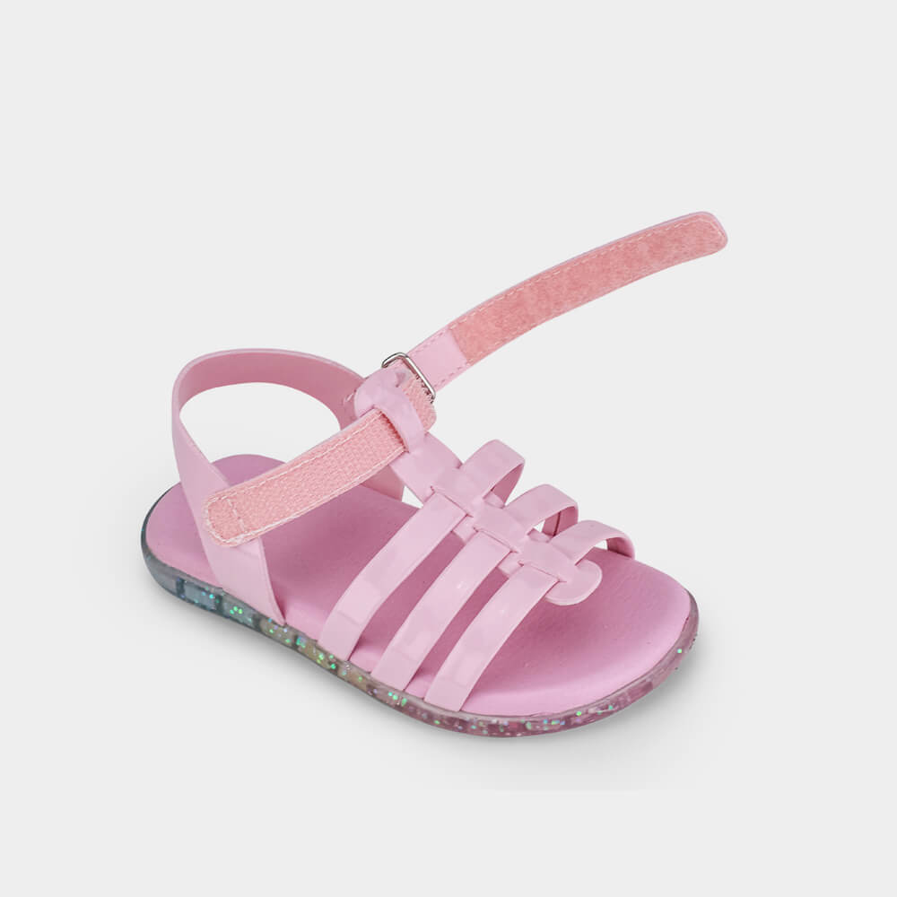 Sandália Infantil Bibi Baby Soft II Rosa 1188107