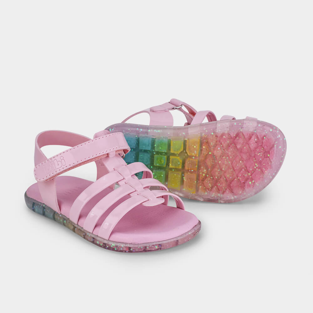 Sandália Infantil Bibi Baby Soft II Rosa 1188107