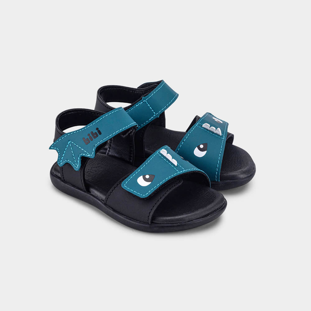 Sandália Infantil Bibi Baby Soft II Preta de Dragossauro