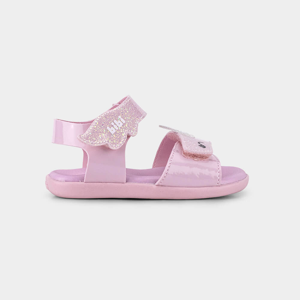 Sandália Infantil Bibi Baby Soft II Rosa de Unicórnio