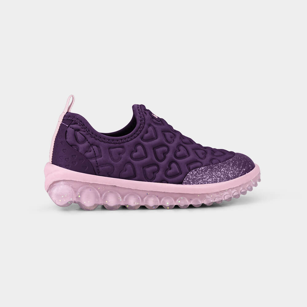 Tênis Infantil Bibi Roller 2.0 Roxo de Coração