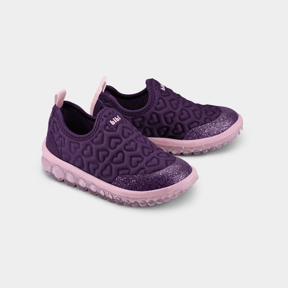 Tênis Infantil Bibi Roller 2.0 Roxo de Coração