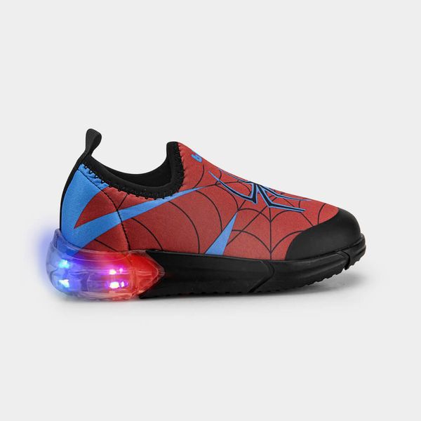 Tênis Infantil Bibi Space Vermelho com Azul de Aranha 30