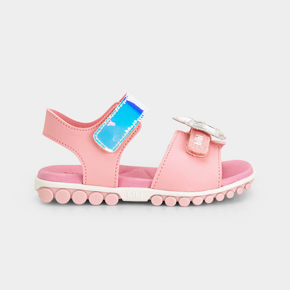 Papete Infantil Bibi Summer Roller Sport 2.0 Rosa de Estrela e Concha