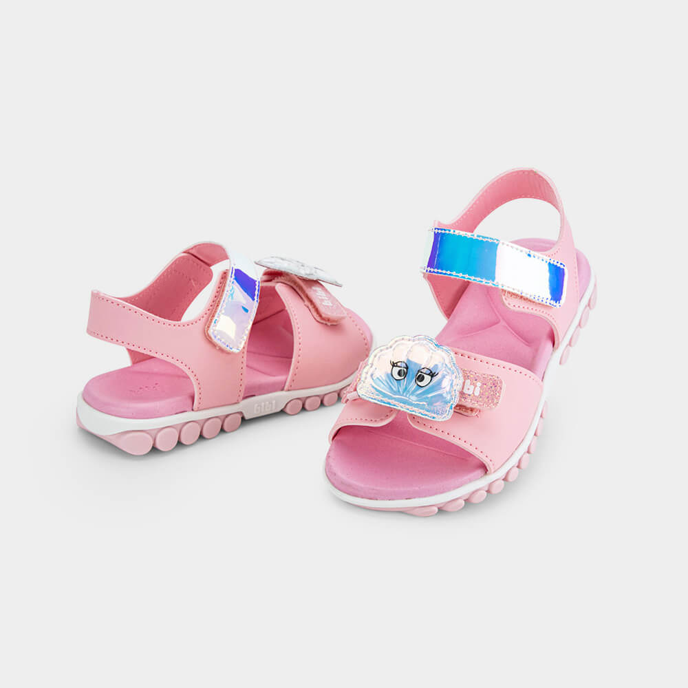 Papete Infantil Bibi Summer Roller Sport 2.0 Rosa de Estrela e Concha