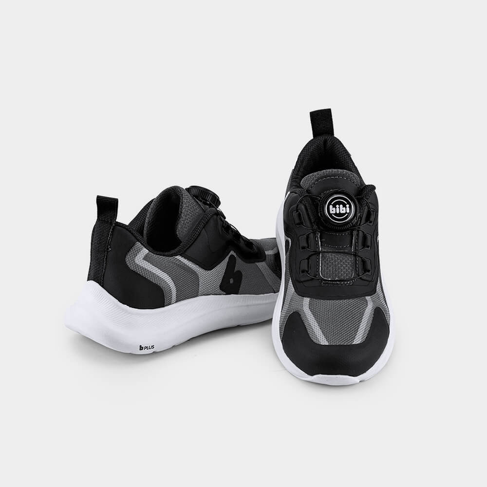 Tênis Infantil Bibi Fit Preto com Cinza