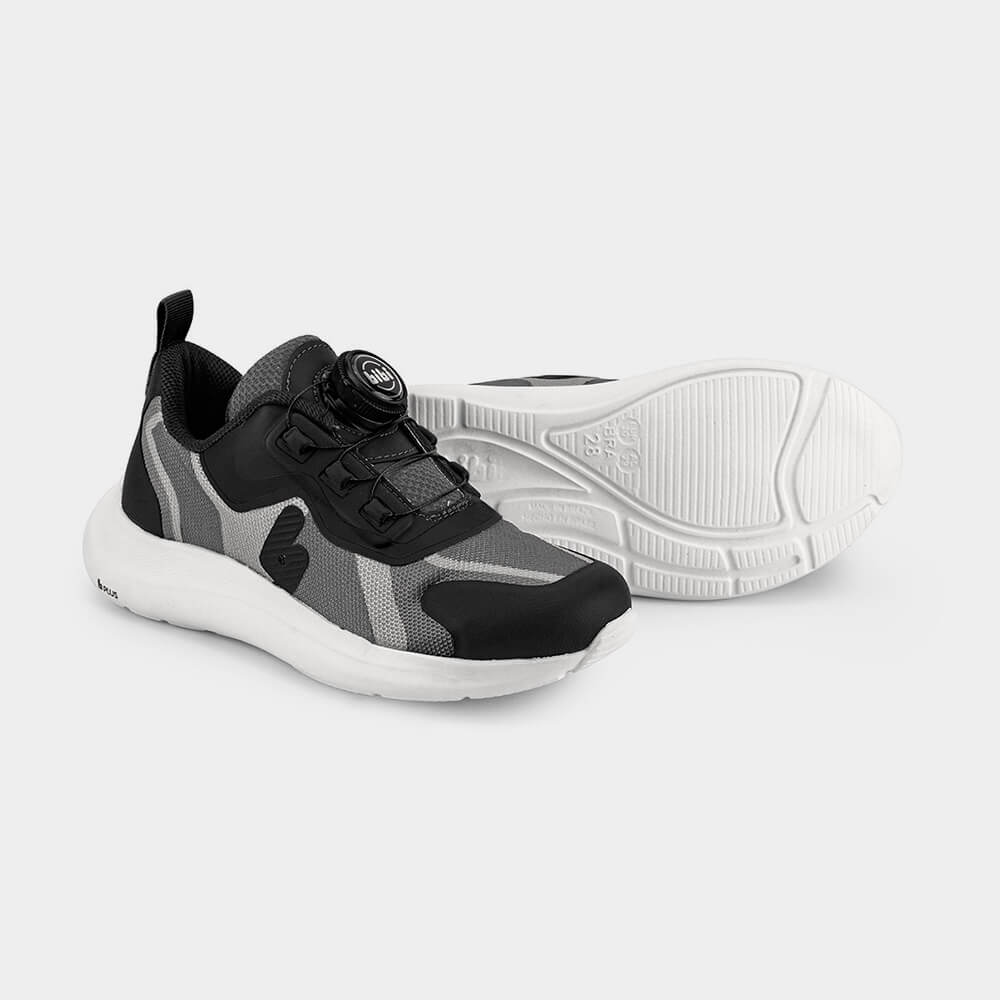 Tênis Infantil Bibi Fit Preto com Cinza