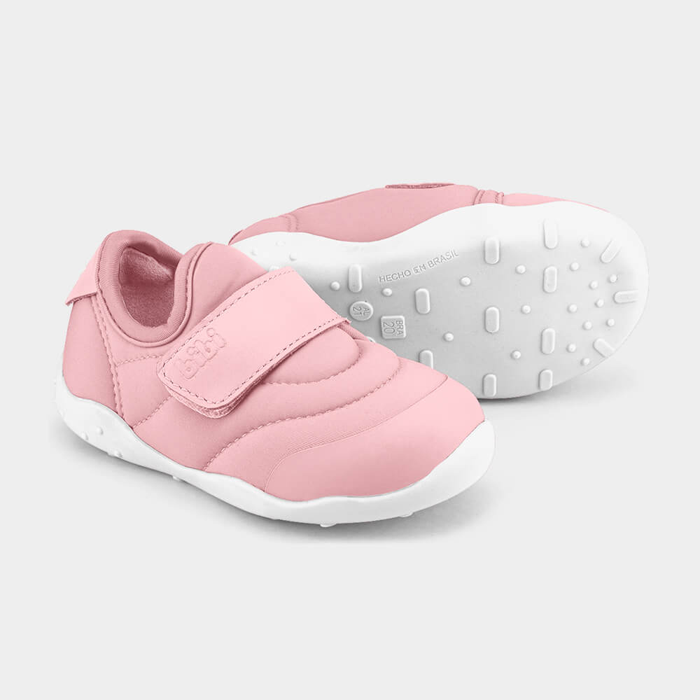 Tênis Infantil Bibi Fisioflex Originals Rosa de Tira