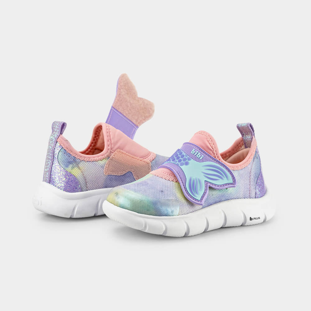 Tênis Infantil Bibi Energy Baby 2.0 Lilás de Sereia