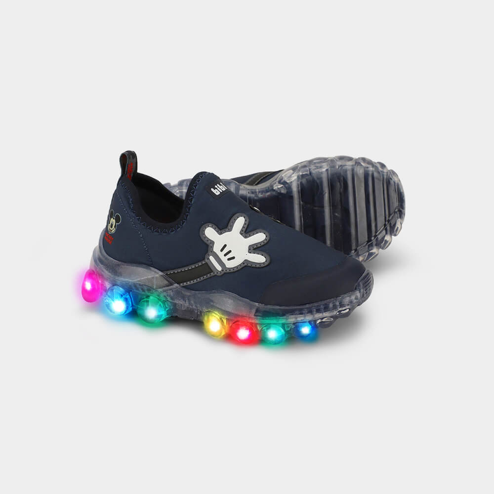 Tênis Infantil de Luz Bibi Roller Celebration 2.0 Mickey da Disney
