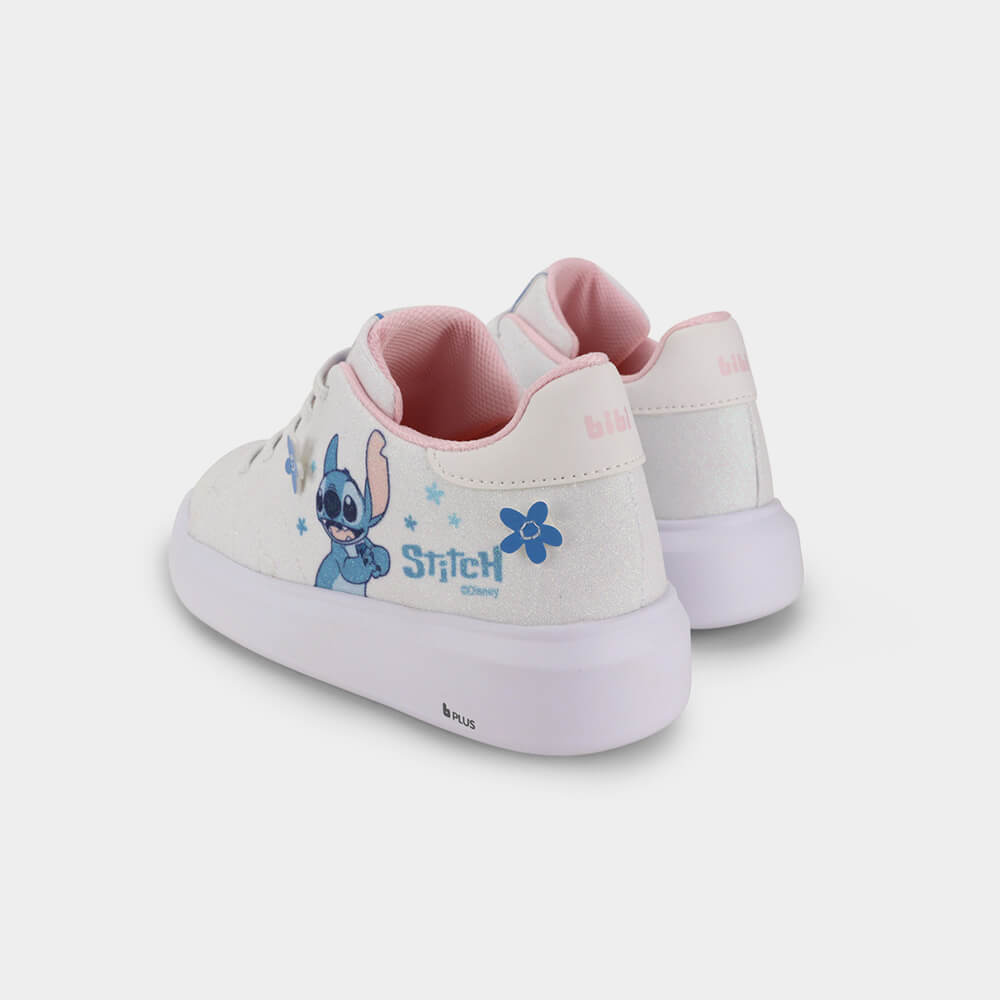 Tênis Infantil Bibi Glam com Brilhos Stitch da Disney