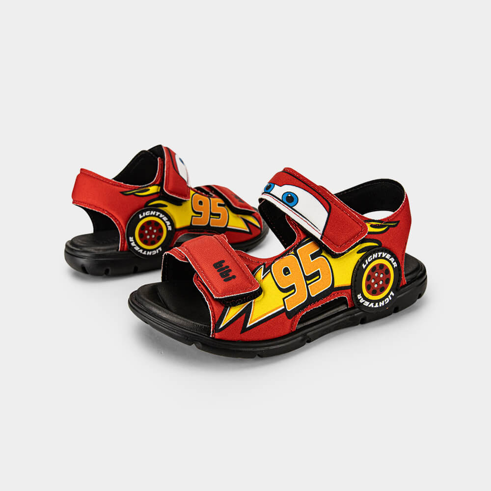 Sandália Infantil Bibi Basic Sandals Mini Relampâgo McQueen da Disney