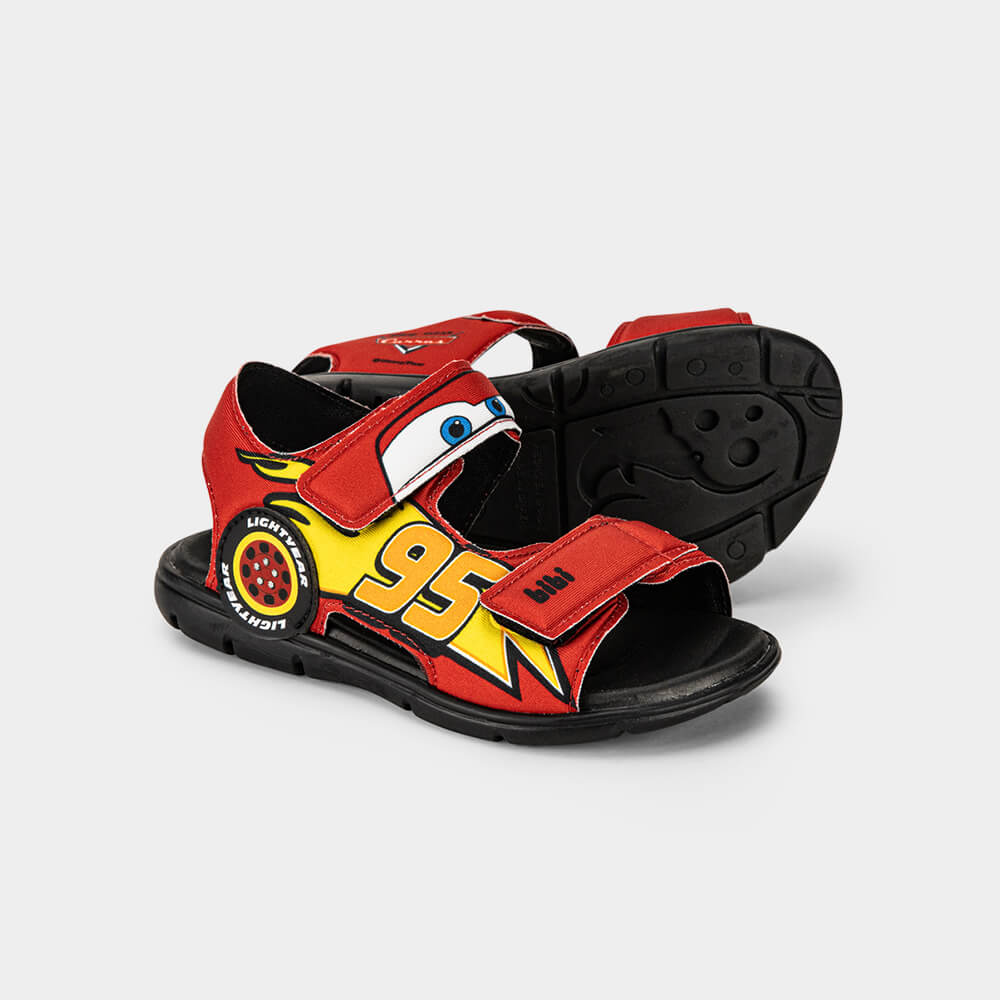 Sandália Infantil Bibi Basic Sandals Mini Relampâgo McQueen da Disney